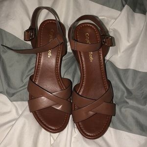 Brown Wedges Heels